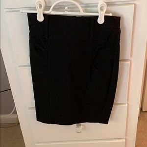 Black pencil skirt